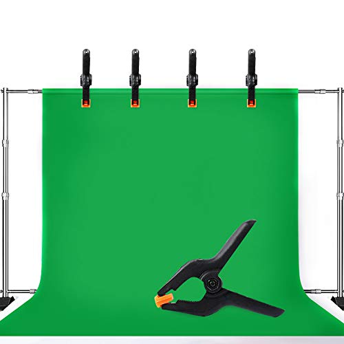 10 PCS 4.5 inch Professional Plastic Large Spring Clamps Heavy Duty for Crafts or Plastic Clips and Backdrop Clips Clamps for Backdrop Stand,Photography, Home Improvement and so on…
