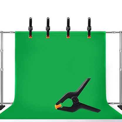 10 PCS 4.5 inch Professional Plastic Large Spring Clamps Heavy Duty for Crafts or Plastic Clips and Backdrop Clips Clamps for Backdrop Stand,Photography, Home Improvement and so on…