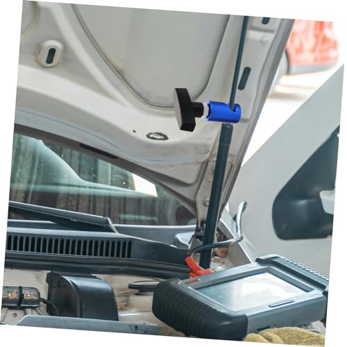 ULTECHNOVO Hood Strut Clamp Aluminum Lift Support Holder for Car Engine Hood Easy Installation Durable Design Non-Slip Prop Rod Fixing Tool
