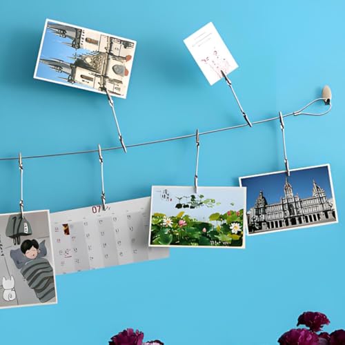 yukata Gold Double Sided Clips 4 inch Office Memo Holders Wire Alligator Clamp Metal Alligator Clips for Crafts,DIY Card,memos, Photos, Notes, menus 8PCS