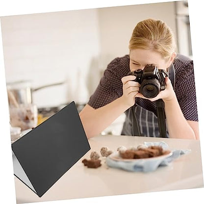 jojofuny Photography Collapsible Reflector A4 Size Reverse Plate Tool White Balance Card for Glass Jewelry Cosmetics Food Photography