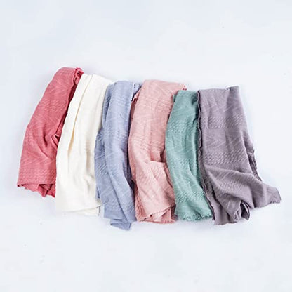 Coberllus Newborn Photography Props Blanket Stretch Knitted Twist Wrap & Posing Pad Pillow Prop for Baby Boys Girls Photo Shoot Set (Dark Pink) - color: Dark Pink