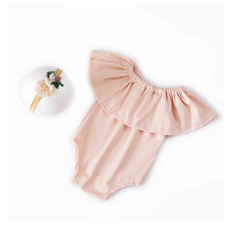 Newborn Photography Outfits Girl Baby Photo Tutu Dress Newborn Photoshoot Romper Baby Picture Lace Outfit - color: Color2
