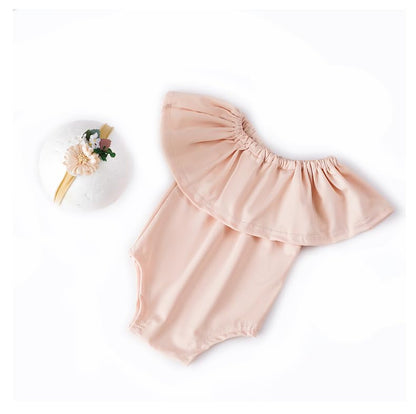 Newborn Photography Outfits Girl Baby Photo Tutu Dress Newborn Photoshoot Romper Baby Picture Lace Outfit - color: Color2