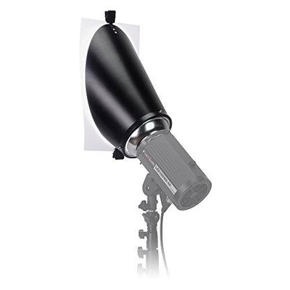 Fotodiox Background Reflector for Balcar, Paul C Buff (AlienBees, Einstein, etc.) Lights w/Diffusion Sheet