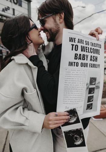 Custom Announcement Newspaper - For Pregnancy Birthday Prop