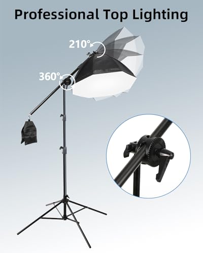 Skytex Softbox Lighting Kit 3Pack, 20x28in Soft Box | 135W 5500K E27 Bulb Continuous Photography Lighting, Photo Studio Lights Equipment for Camera Shooting, Video Recording - size: 3 softbox fixed