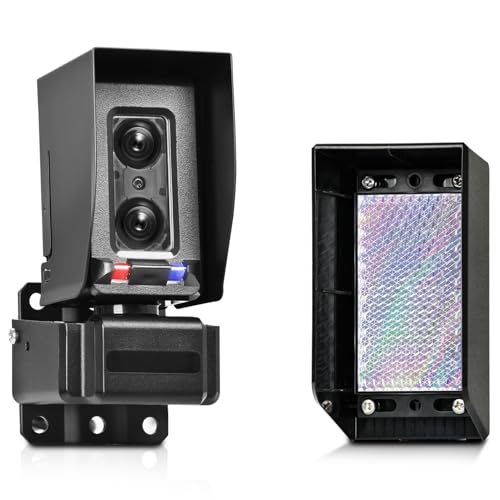 for LiftMaster LMRRUL Retro-Reflective Photo Eye and Reflector,Compatible with LiftMaster UL Series Gate Operators,for Model CSL24UL,CSW200UL,CSW24UL,HDSL24UL,LA400UL,LA412UL,LA500UL,RSL12UL,RSW12UL