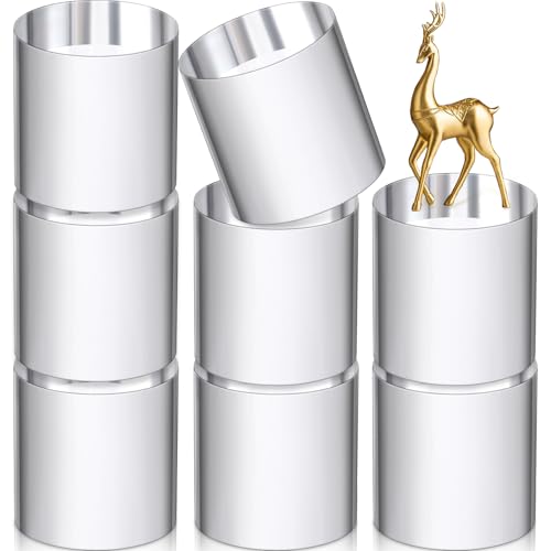 Remerry 8 Pcs Acrylic Round Blocks for Display Clear Polished Blocks Display Clear Acrylic Edge Polished Base Exhibition Riser for Table Showing Cosmetics Collectibles (1 x 1 x 1 Inches) - size: 1 X 1 X 1 Inches