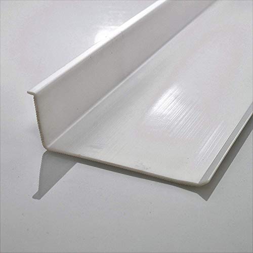 Beam Lighting Under Cabinet Light Cover Replacement | White Ribbed Acrylic Diffuser (L-Shaped, 24") - size: 24 Inch, style: L-Shaped