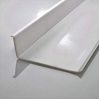Beam Lighting Under Cabinet Light Cover Replacement | White Ribbed Acrylic Diffuser (L-Shaped, 24") - size: 24 Inch, style: L-Shaped