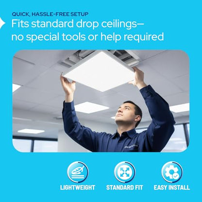 KASTLITE Frost Glaze Acrylic Lighting Panels | 21.75" x 45.75" x .080" Textured Frosted Plexiglass Diffuser Sheets | Flat Fluorescent Light Covers for Ceiling Lights & Overhead Fixtures | 4-Pack - size: 21.75" x 45.75"