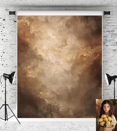Kate Brown Abstract Texture Backdrop Fine Art Background Brown Photo Background Studio Props,7x5ft - color: 3, size: 7*5ft