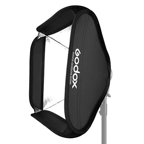 Godox Softbox 32''x32'' 80CMx80CM Fast-Setup Foldable Bowens Mount Softbox, Photography Lighting Softbox for Camera Flash Photography Studio Flash - size: Godox softbox 32"
