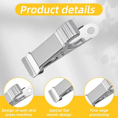 Metal Mini Clamps, 16 PCS Small Alligator Clips for Backdrop Mini Spring Clamps Silver Crocodile Alligator Clip Backdrop Clips for Office Paper Clothes Photos Curtains, Smooth Jaw, 5/16 inch Capacity