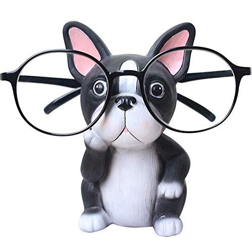 Fun Eyeglass Holder Display Stands - Home Office Decorative Glasses Accessories (Bulldog) - color: Bulldog