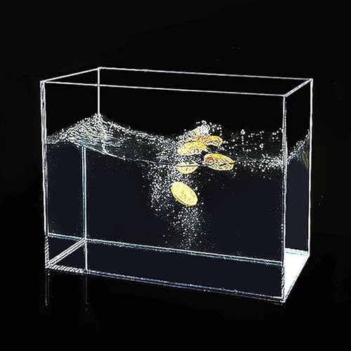 Clear Acrylic Water Tank Props For Product Shooting, Sturdy Photography Tray Display Cabinet, Underwater Photo Studio Kit Drawer For Counter Organizing, Cosmetics Advertising(11.8 X 11.8 X 3.9IN)(50x4 - size: 50x40x6cm/19.7x15.7x2.4in