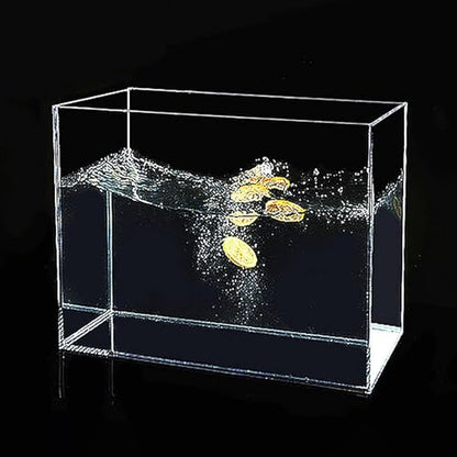 Clear Acrylic Water Tank Props For Product Shooting, Sturdy Photography Tray Display Cabinet, Underwater Photo Studio Kit Drawer For Counter Organizing, Cosmetics Advertising(11.8 X 11.8 X 3.9IN)(60x3 - size: 60x30x10cm/23.6x11.8x3.9in
