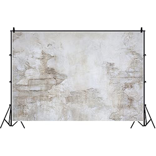 Laeacco Rock Wall Photography Backdrops for Studio 7x5ft Vinyl Studio Backdrop Customized Photography Backdrop Stone Wall Backdrop Grunge Antique Ingredient Rough Wall Retro Architecture - size: 7x5ft