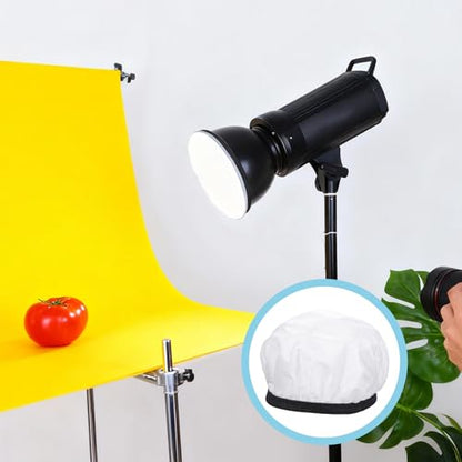 6 Pcs 7"/18cm Light Diffuser, White Soft Lamp Diffuser for Studio Strobe Reflectors, Video Shooting - color: 6 Pcs