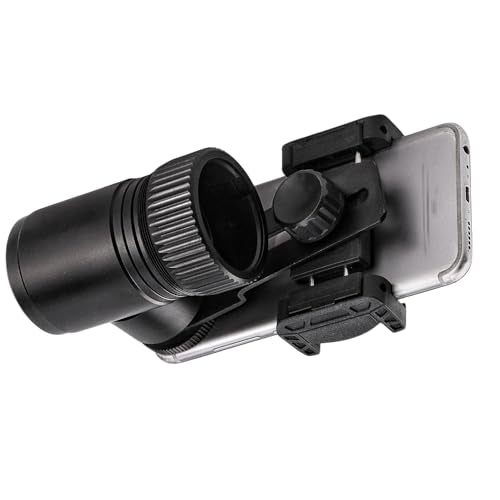 Premium Rifle Scope Camera Mount – Sleek All-Aluminum Smartphone Adapter with Tool-Free Fast Lock – Dual Viewing Angles for Hunting & Birding