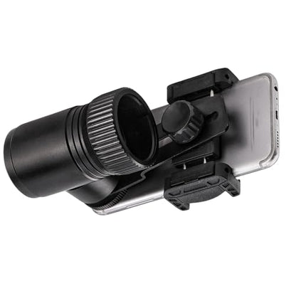 Premium Rifle Scope Camera Mount – Sleek All-Aluminum Smartphone Adapter with Tool-Free Fast Lock – Dual Viewing Angles for Hunting & Birding