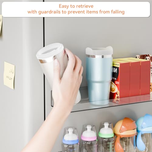 6 Pack Clear Acrylic Shelves for Wall with Adhesive,15 Inch No Drill Floating Shelves for Bathroom,Bedroom,Renter Friendly,Kids Room Bookshelf,Wall Display Shelf for Lego,Funko Pop,Figurine,Perfume - size: 15 Inch - 6 Pack