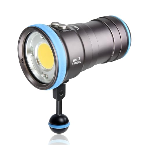 Seal CB 4000 Lumen Dive Light for Underwater Photography, 100m Underwater Video Light 94 CRI with 120 Degree Wide Beam Angle Scuba Flashlight for Professional Dive Photography Fill Light - size: Seal CB