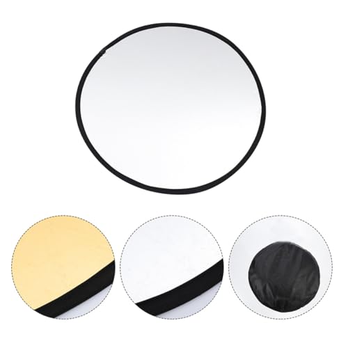 Foldable Photography Light Bounce Panel 2-in-1 Metallic Lighting Board for Photo and Outdoor Studio Use