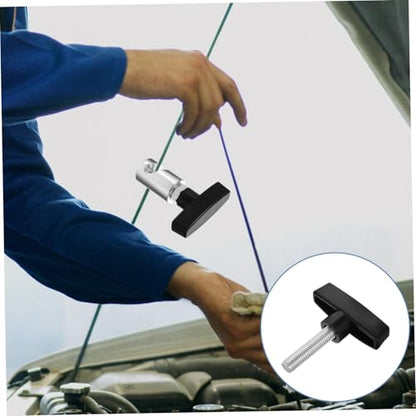 GLEAVI Aluminum Hood Lift Support Clamp Adjustable Retainer Tool for Car Hood Strut Non-Slip Prop Rod Holder for Automotive Use Compatible Trunks and Hatchbacks