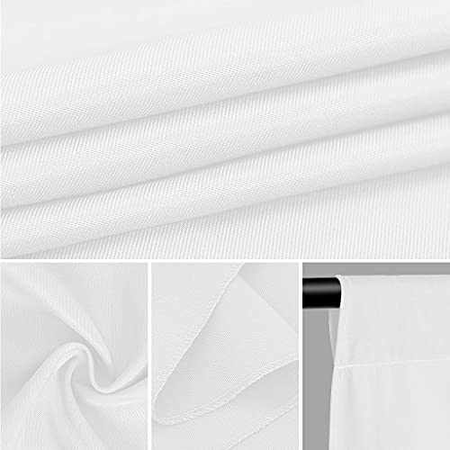 CPLIRIS 10x12ft White Backdrop Photography Photo Shooting Background with Matt Surface for Protrait Photoshoot or Party Decoration - color: White, size: 10x12ft