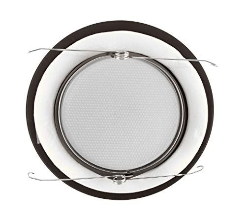 NICOR Lighting 6 inch Oil-Rubbed Bronze Recessed Shower Trim with Albalite Lens (17505OB) - color: Oil-Rubbed Bronze, size: 6 Inch (Albalite Lens)