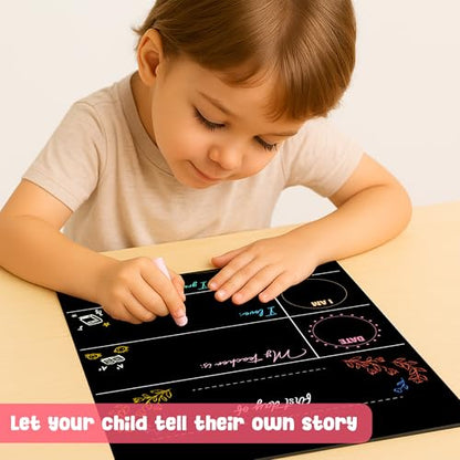 First and Last Day of School Chalkboard Sign for Kids, Reusable School Photo Prop with Chalk Surface, First Day of Kindergarten Preschool Board, Back to School Sign - color: School Chalkboard Sign