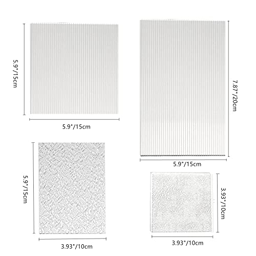 Photo Background Props Acrylic Mirror Cosmetic Shooting Accessories Transparent Water Ripple Background Photography Backdrops Decorations (4Type-Set4)