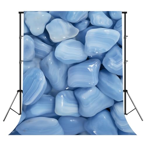 Photography Backdrops Blue Agate Stone Soft Flowing Stripes 8x10FT Photo Backdrop Photography Background for Portrait Photo Party Decor Video Studio Props Photoshoot - color: Multi9