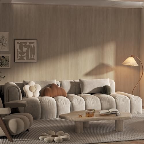 48x78inch Extra Wide Light Yellow Wood Grain Wallpaper Beige Brown Oak Contact Paper Peel Stick Countertop Paper Air Guide Slot Design Matte Thick Self-adhesive Waterproof Furniture Sticker Vinyl Wrap - color: Light Brown, size: 48" x 78"