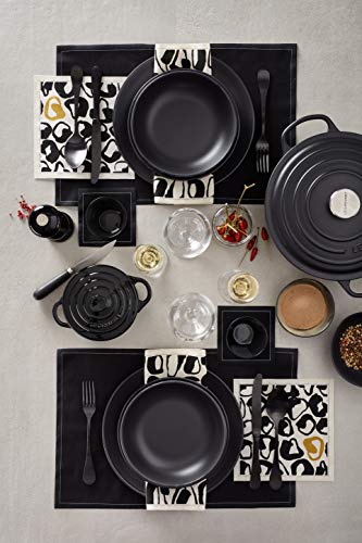 MY DRAP Formal Food Recycled Cotton Luncheon Napkin, Animal Print, 12 Units per roll - color: Animal Print