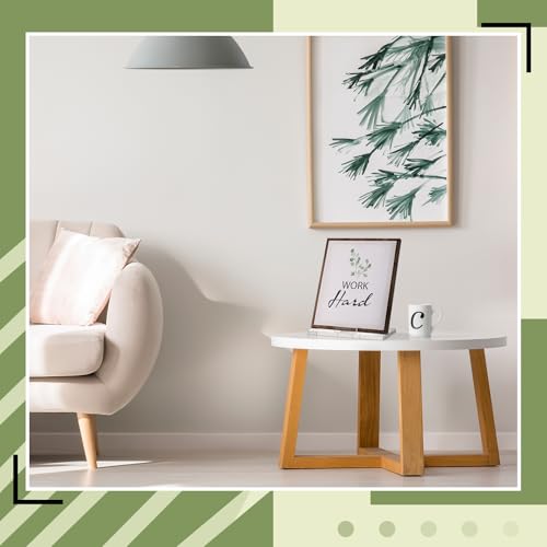 RattanView 8 Inch Acrylic Plate Stand for Display Acrylic Easel Holder Clear Picture Frame Book Magazine Stand with Square Block Base for Table Home Office Exhibit - size: 8 inch