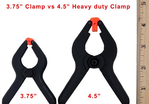 Heavy Duty Muslin Clamps 4 1/2 inch 6 Pack