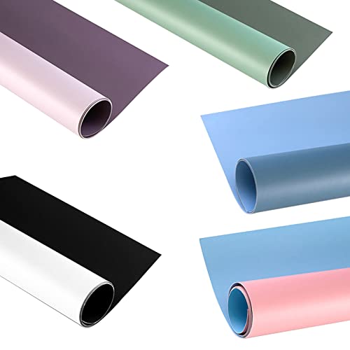 5pcs 34x22in Morandi Background Paper Photography Backdrops Solid Color Photo Background for Food, Pastry, Jewelry, Cosmetics Backdrop Shoot - color: Morandi