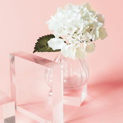 uxcell 2pcs Acrylic Cylinder Display Blocks, 30 x 60 mm/1.2" x 2.4" Clear Jewelry Display Base Polished Cube Riser Stand Display Holder Base for Ring Jewelry Cosmetics Crafts - size: 30 x 60mm