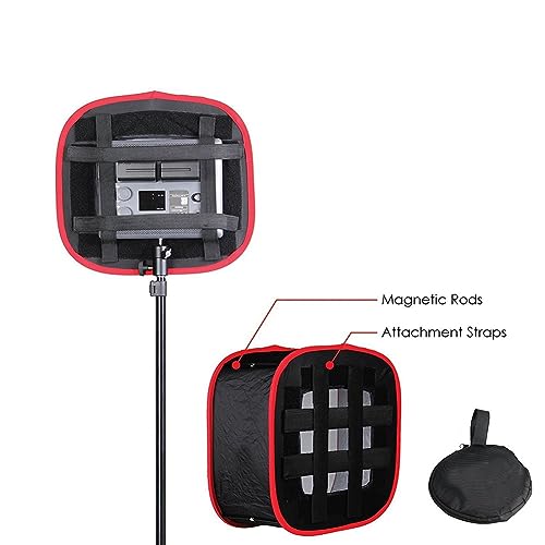 2X Portable Softbox LED Light Panel Diffuse Light Room Lighting Modifier for LED Light