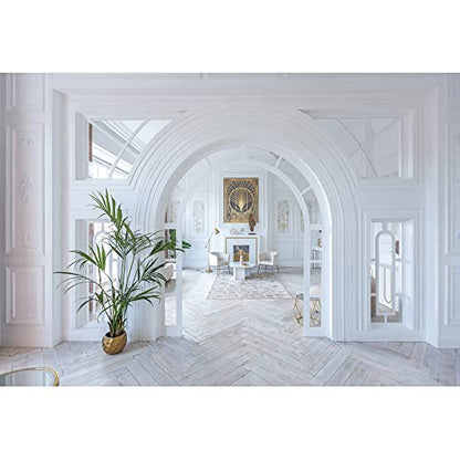 20x10ft Modern Room Interior Backdrop Boudoir Living Room Backdrops Zoom Meeting Modern House Interior Office Photography Background Birthday Wedding Bridal Shower Inside House Wallpaper Props - size: 20x10ft