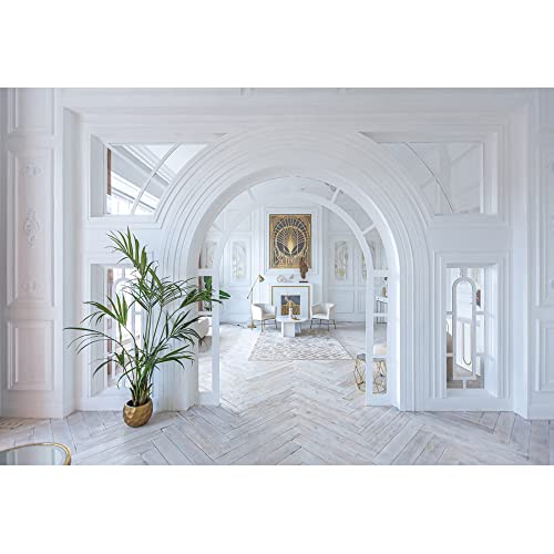 6x4ft Modern Room Interior Backdrop Boudoir Living Room Backdrops Zoom Meeting Modern House Interior Office Photography Background Birthday Wedding Bridal Shower Inside House Wallpaper Props - size: 6x4ft