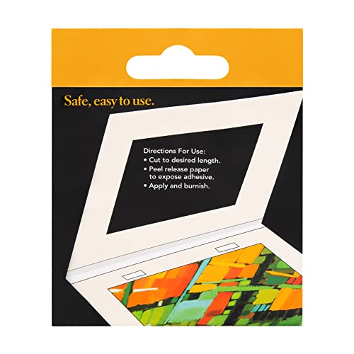 Lineco Self-Adhesive Linen Hinging Tape, 1.25 Inch x 35 Feet, Neutral pH Acrylic Adhesive, Acid-Free, Hinging Artwork, White - size: 35 Foot (Pack of 1)