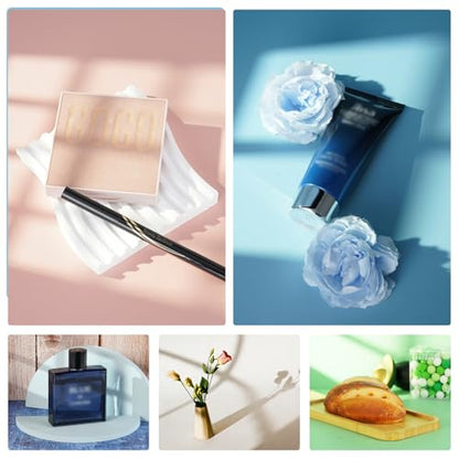 Meking 12Pcs 22Patterns Small Product Photography Backdrops Kit Photo Background Food Photography Backdrop Board with Carrying Bag and Drawstring Bag(16.5X11inch) - color: Prop set series