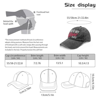 INVULNERABLE Funny Trucker Hat Embroidered Hat Baseball Cap Hats Men Funny Hats Women - color: 1