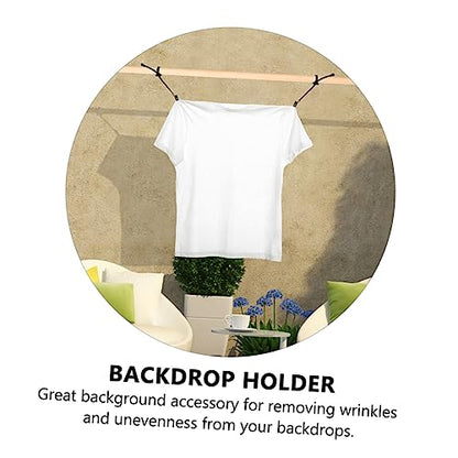 4 Pcs Background Cloth Clips for Photography Backdrop Fixing Lightweight and Portable Clamps for Easy Setup and Wrinkle Removal Photo Studios