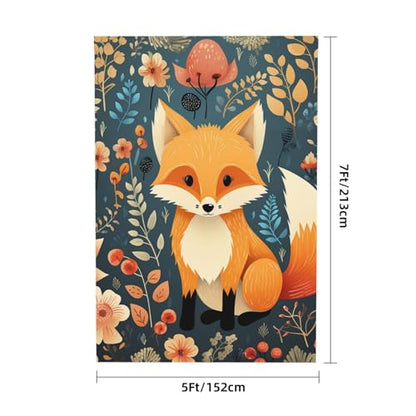 Cute Floral Animal Backdrop Background for Photography 5x7ft Photobooth Professional Photo Backdrop Curtains Video Photography Studio Photo Backgrounds Banner Booth Background Screen Parties - color: Cute Floral Animal