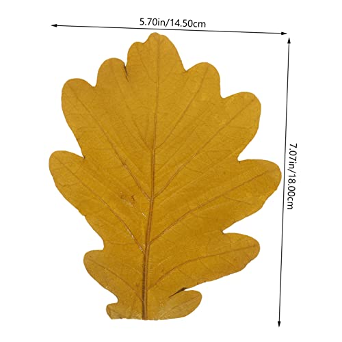 ABOOFAN 20pcs Japanese Sushi Leaves Decor Sashimi Plate Decor Unique Sushi Mat for Food Photography